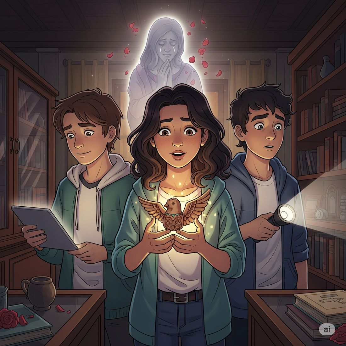 Spooky Grins: The Whispering Walls of Old Town