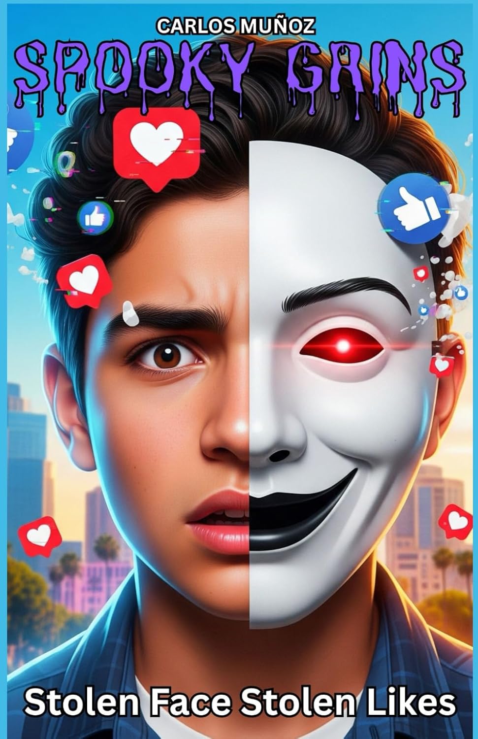 Spooky Grins: Stolen Face Stolen Likes